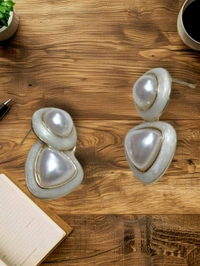 Gold Plated Pearl Earrings & Studs 