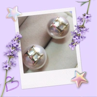 Luxury H Latter Pearl Designer Earrings