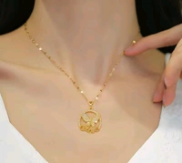 Dainty Love Gold Plated Butterfly Pendant/Necklace