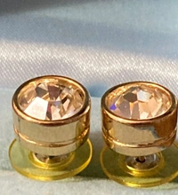 Classic Gold Round Diamond Stud - Gold