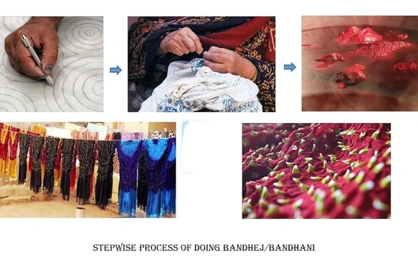 Hand Made Pure Cotton Tie-Dye Traditional Jaipuri Bandhej Dupatta  - Free Size, Rose