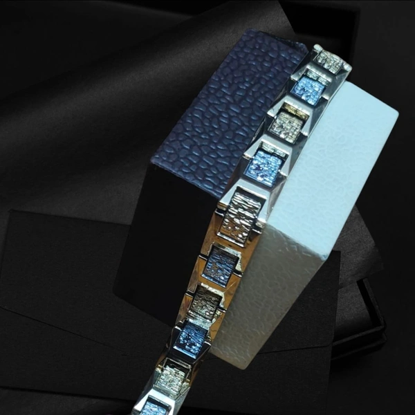 Dual Tone Men Bracelet
