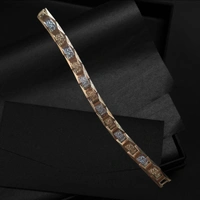 Dual Tone Men Bracelet