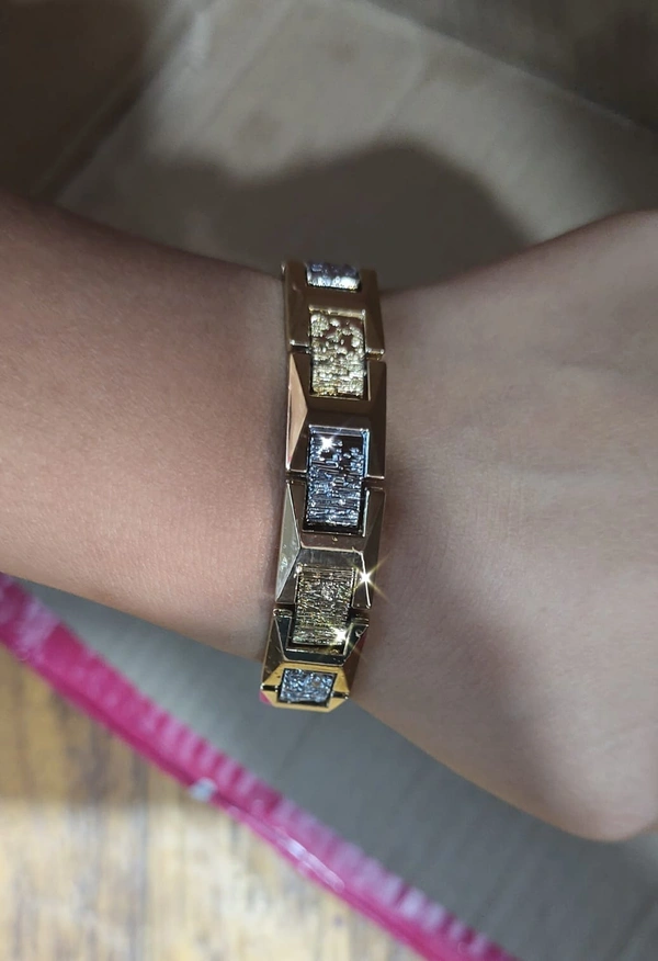 Dual Tone Men Bracelet