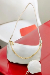 Black Crocodile Shoulder Bag