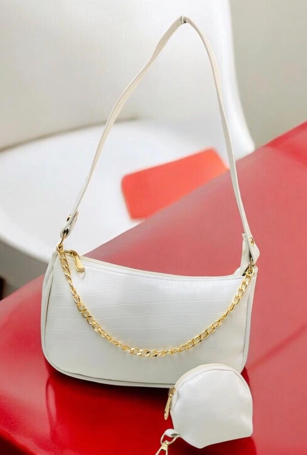 Black Crocodile Shoulder Bag