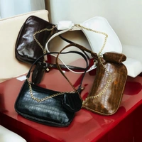 Black Crocodile Shoulder Bag