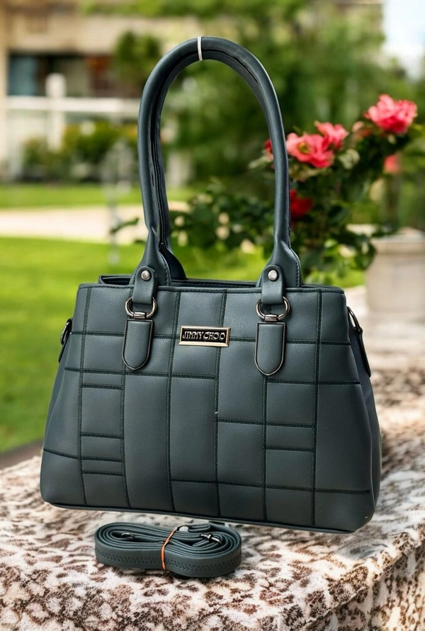 Jimmy Choo Classic Grid-Pattern Tote Bag – Understated Luxury