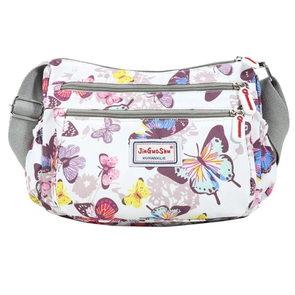 Jin Guo Shu Floral Pattern Shoulder Bag