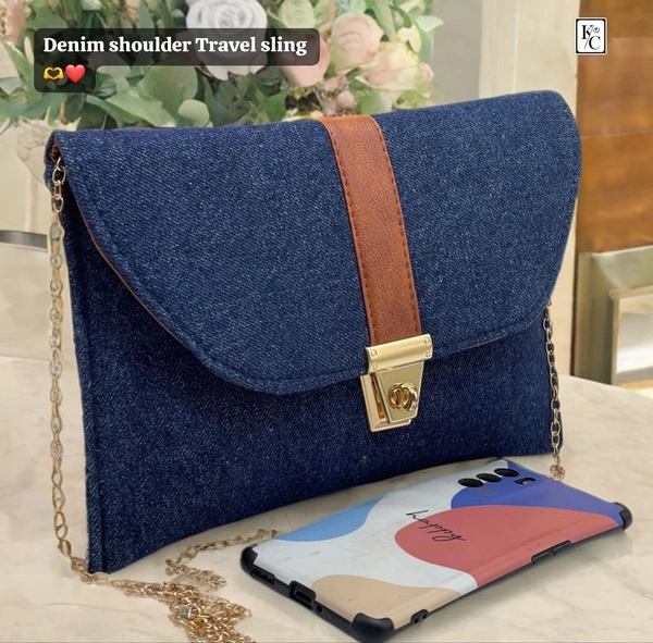 Women's Travel Denim Sling Bag