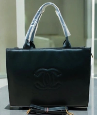 Classic Chanel Tote with Embossed Logo