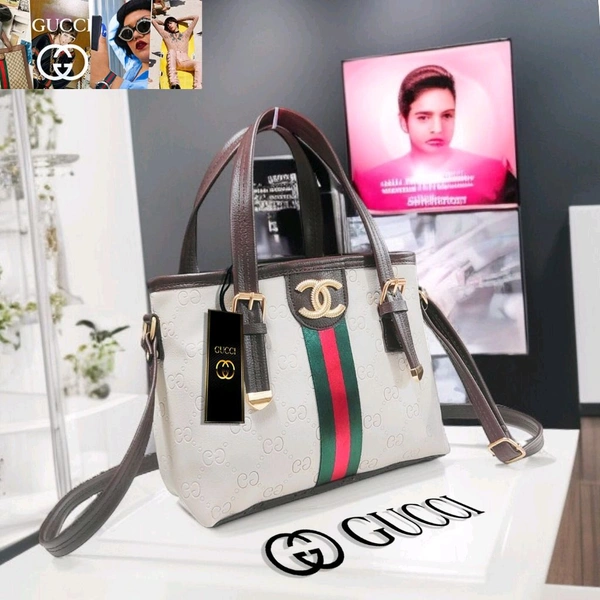 Luxury Designer Handbag Featuring Gucci and Chanel Elements