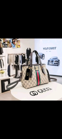 Luxury Designer Handbag Featuring Gucci and Chanel Elements