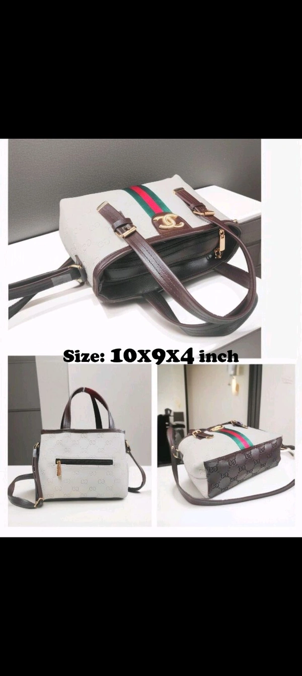 Luxury Designer Handbag Featuring Gucci and Chanel Elements
