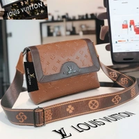  Louis Vuitton Monogram Embossed Leather Messenger Bag