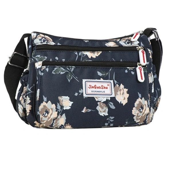 Jin Guo Shu Floral Pattern Shoulder Bag