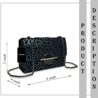 Dior-Inspired Leopard Velvet Mini Shoulder Bag – Luxe Night Out Edition