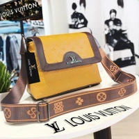  Louis Vuitton Monogram Embossed Leather Messenger Bag