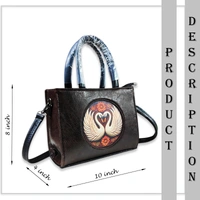 Black Balenciaga Satchel with Swan and Floral Detail