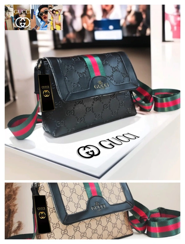 Gucci Signature Canvas Crossbody – Classic Web Stripe Edition