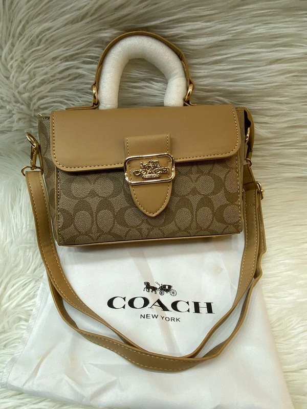  Coach Women's Signature Canvas Riley Top Handle Bags