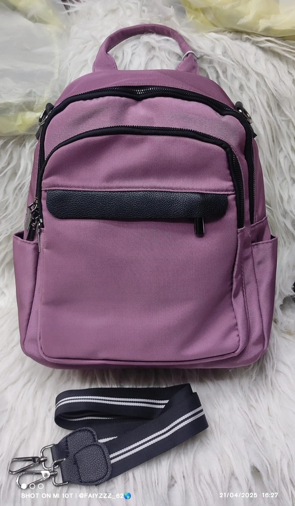 siling 2 in1 Blue Backpack with Black Accents