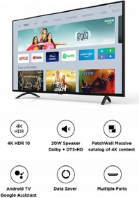 XIAOMI Mi 138.8 cm (55 Inches) 4K Ultra HD Android Smart LED TV 4X - 4x