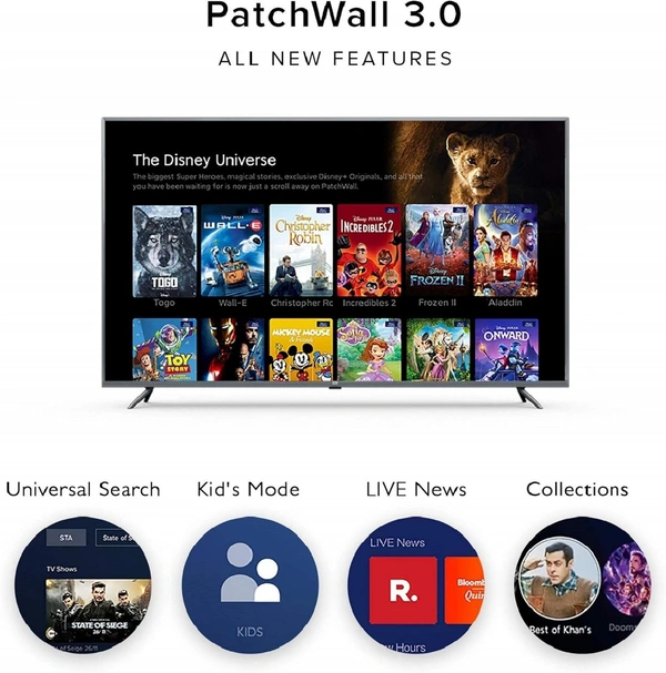 XIAOMI Mi 138.8 cm (55 Inches) 4K Ultra HD Android Smart LED TV 4X - 4x