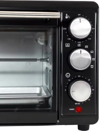 Kelvinator 20-Litre Oven Toaster Grill (OTG) (FABULO 20L Oven Toaster Grill with Rotisserie | 60 min Timer | Cool Touch Handle, Black - KOTGR00220