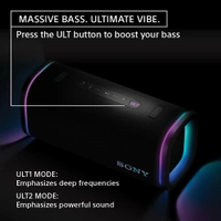 Sony New ULT Field 5 Wireless Bluetooth Speaker, 25hrs Playtime, Massive Bass, Shoulder Strap, Built in Power Bank, IP67 Water & Dustproof, Quick Charge, 360 Party Light, Party Connect - ULT50 FIELD 5