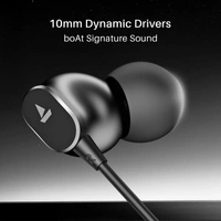 boAt Boat Bassheads 90C Earphone (Black) - BASSHEAD 90-C
