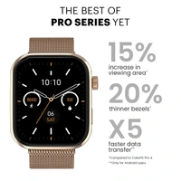 Noise Colorfit Pro 5 Smart Watch 1.85" AMOLED Display, BT Calling, New DIY Watch Faces, Smart Dock Design, Emergency SOS Tech, Emoji Support, 5X Faster Data Transfer, Instacharge?? - PRO 5