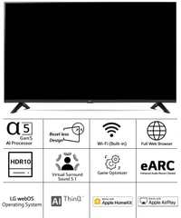 LG 80 cm (32 inches) HD Ready Smart LED TV 32LQ643BPTA (Black) - 32 inches