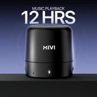 MIVI Mivi Play Bluetooth Speaker with 12 Hours Playtime. Wireless Speaker Made in India with Exceptional Sound Quality, Portable and Built in Mic - PLAY
