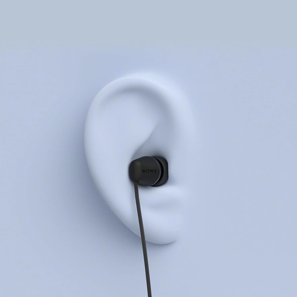 Sony IER-EX15C Wired in Ear Type C Headphones, in-Line Remote for Volume & Mute Function with Mic, Tangle Free Serration Wire, Compatible with USB-C Devices, High Sound Quality - IER-EX15C