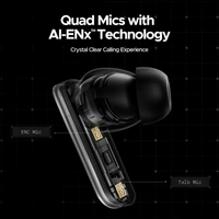 boAt Boat Nirvana X TWS,Knowles Dual Drivers, Hi-Res Audio LDAC, App Support,4Mic ENx,Dual Pair,Spatial Audio,Fast Charge, Bluetooth Earbuds, TWS Ear Buds Wireless Earphones with mic - NIRVANA X