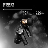 boAt Boat Nirvana Crystl, Transparent Case,Spatial Audio, ANC(~32dB), 100Hrs Battery,4Mics ENx,App Support, Bluetooth Earbuds, TWS Ear Buds Wireless Earphones with mic - NIRVANA CRYSTAL