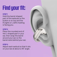 Bose New Ultra Open Earbuds with OpenAudio Technology, Open Ear Wireless Earbuds, Up to 48 Hours of Battery Life - QC ULTRA OPEN EARBUDS