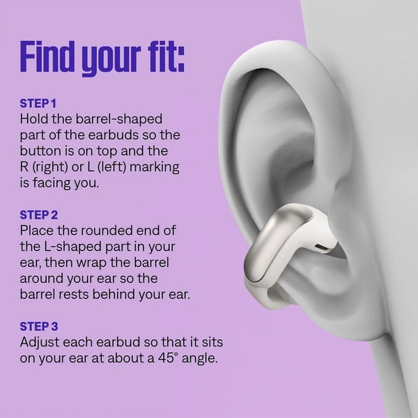 Bose New Ultra Open Earbuds with OpenAudio Technology, Open Ear Wireless Earbuds, Up to 48 Hours of Battery Life - QC ULTRA OPEN EARBUDS