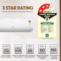 LG 1.5 TON 3 STAR INVERTER SPLIT AC, DIET & VIRAAT MODE, 6-1 Convertible (Q18TNXE)with Kit - Q18TNXE