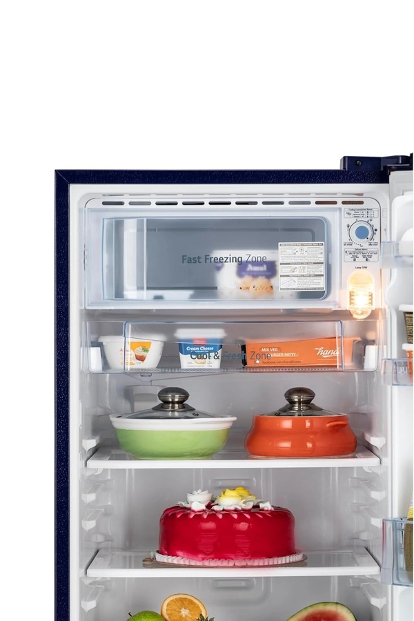 LG 185 L 5 Star Inverter Direct-Cool Single Door Refrigerator Appliance (GL-D201ABCU, Blue Charm, Base stand with drawer) - 185 L 5 Star