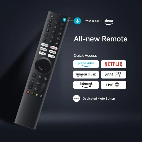 XIAOMI Xiaomi 138 cm (55 inch) FX Pro QLED Ultra HD 4K Smart Fire TV - FX Pro