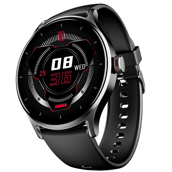 boAt Boat Lunar Vista w/Large 1.52" (3.8 cm) AuraVue Display, AOD, 550 Nits Brightness, Functional Crown,100+ Sports Mode, Heart Rate & Sp02 Monitoring, Fitness Smart Watch for Men & Women - VISTA