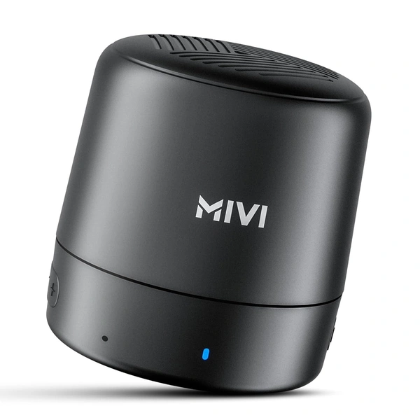 Mivi Play Bluetooth Speaker with 12 Hours Playtime. Wireless Speaker Made in India with Exceptional Sound Quality, Portable and Built in Mic