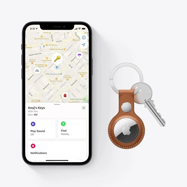 Apple APPLE Airtag Single Safety Smart Tracker (White) - AIRTAG SINGLE, White