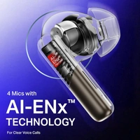 boAt Boat Airdopes Prime 412, 4Mics AI-ENx Tech, 50 Hrs Battery, Multipoint Connectivity,Fast Charge, App Support, Bluetooth Earbuds, TWS Ear Buds Wireless Earphones with mic - PRIME 412