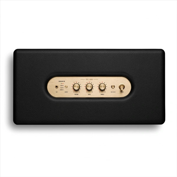 MARSHALL Marshall Woburn III Wired Connectivity Home Speaker with HDMI Input, Bluetooth 5.2 & RCA or 3.5mm Input - Black - WOBURN 3