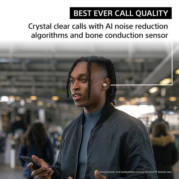 Sony Sony WF-1000XM5 Best Active Noise Cancelling Wireless Bluetooth Earbuds with Mic, TWS, Up to 36 Hours Battery Life - WF-1000XM5