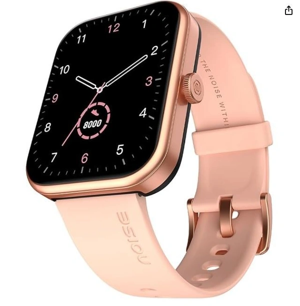 Noise Pulse 2 Max 1.85" Display, Bluetooth Calling Smart Watch, 10 Days Battery, 550 NITS Brightness, Smart DND, 100 Sports Modes, Smartwatch for Men and Women (Jet Black)