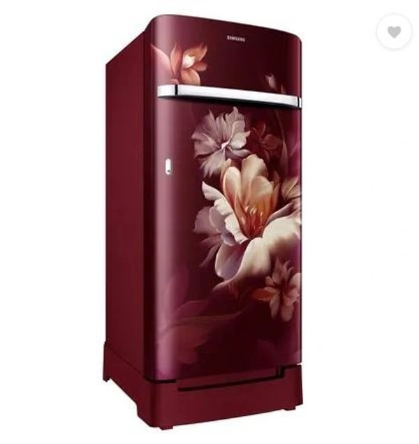 SAMSUNG 189 L Direct Cool Single Door 5 Star Refrigerator  (Midnight Blossom Red, RR21C2H25RZ/HL)